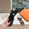 Hermes Calfskin Cristal Sandals reddish brown Sold Out