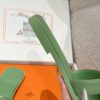 Hermès Women's Sandals Hermès Women's Sandals Green Leather