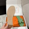 Hermès Women's Sandals Hermès Women's Sandals Green Leather