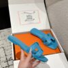 Hermès Oran Sandal – Bleu Cameo