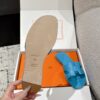 Hermès Oran Sandal – Bleu Cameo