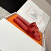 Hermès Oran Sandal – Red Calfskin Leather
