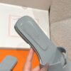 Oran leather sandal Hermès Grey  Leather