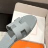 Oran leather sandal Hermès Grey  Leather