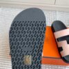 New Hermes Womens Chypre Rose Cancan Sandals