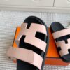 New Hermes Womens Chypre Rose Cancan Sandals