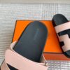 New Hermes Womens Chypre Rose Cancan Sandals