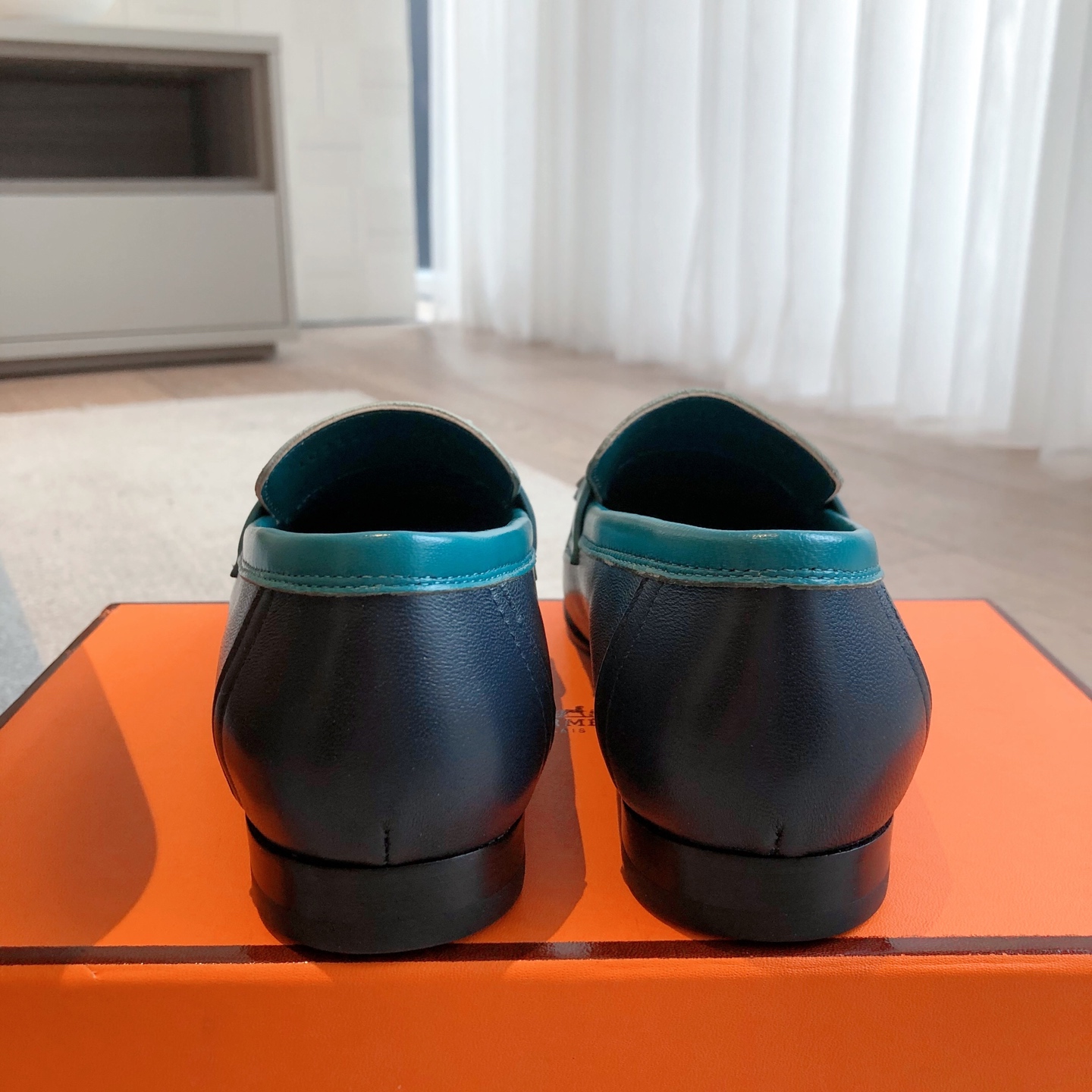 Hermes Royal Loafer 'Multicolore Marine' Women's Shoes