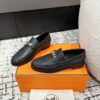 Hermes  Epsom Womens Destin Loafer  Black
