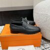 Hermes  Epsom Womens Destin Loafer  Black