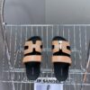 Hermès Chypre Techno Sandals Naturel Studded Calfskin Palladium Hardware