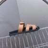 Hermès Chypre Techno Sandals Naturel Studded Calfskin Palladium Hardware
