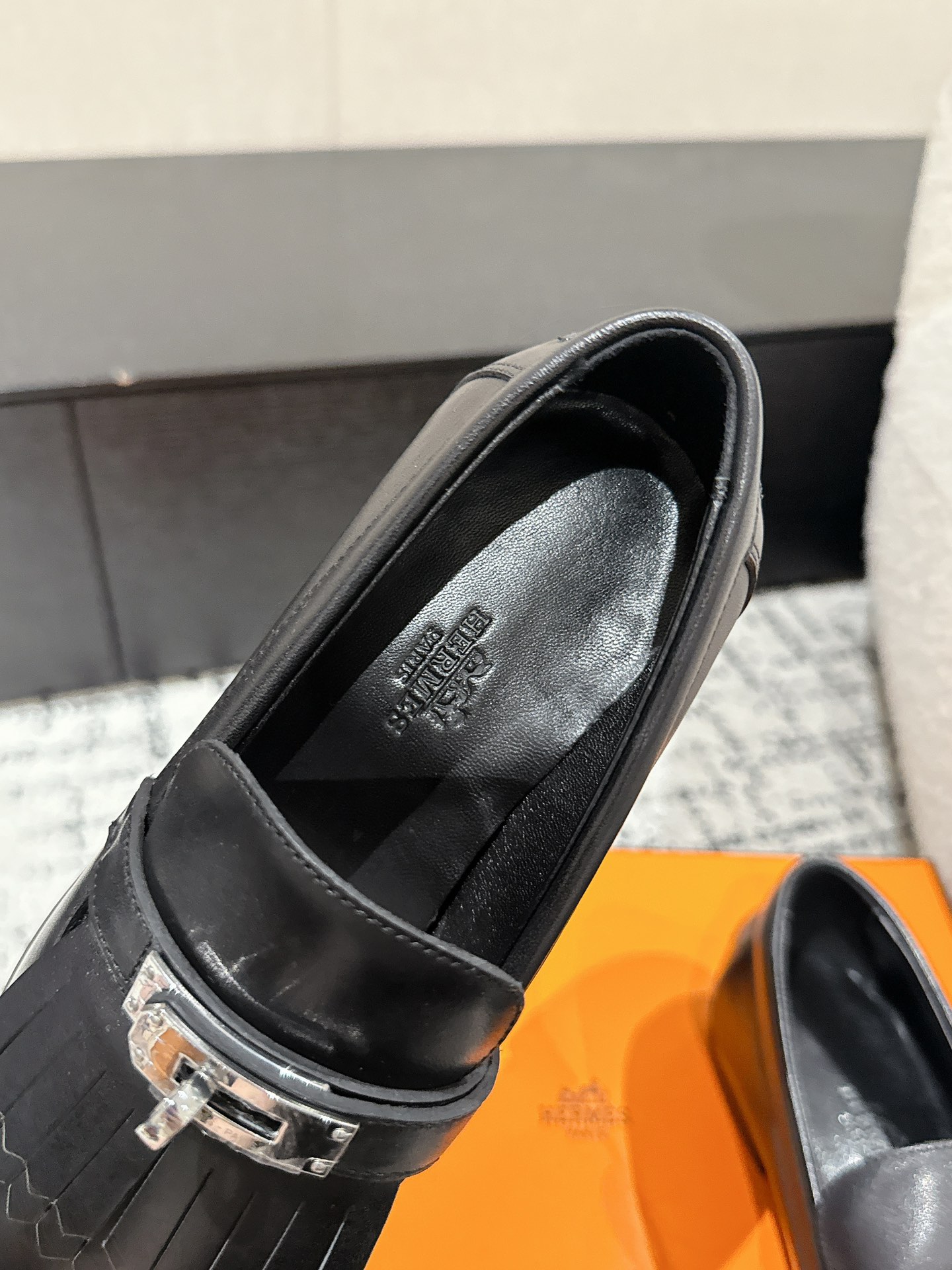 Hermès Destin loafer - Black | Hermès Finland