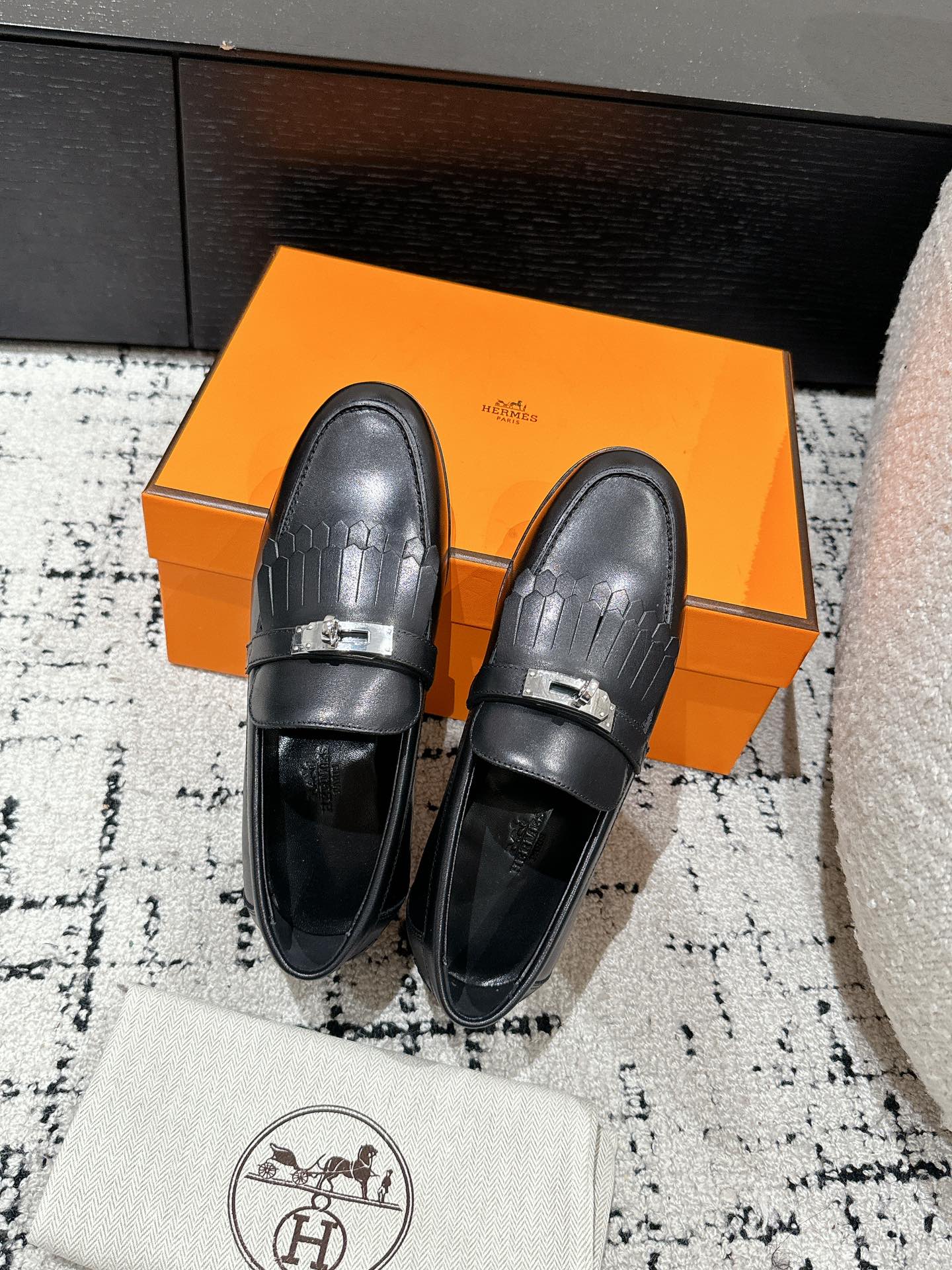 Hermès Destin loafer – Black | Hermès Finland
