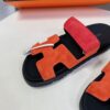 Hermes  Suede Goatskin Womens Chypre SandalsRose Bois De Santal Rouge De Turin Sold Out