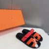Hermes  Suede Goatskin Womens Chypre SandalsRose Bois De Santal Rouge De Turin Sold Out