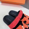 Hermes  Suede Goatskin Womens Chypre SandalsRose Bois De Santal Rouge De Turin Sold Out