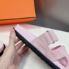 Hermes sandals Chypre Rose Porcelain Suede Size