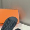 Hermès Hermès Chypre Sandal Men's Sandals Gray Black Size