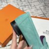 Hermès Hermes Paris loafers Vert Embrun Light blue Turquoise