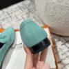 Hermès Hermes Paris loafers Vert Embrun Light blue Turquoise