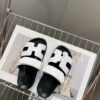 HERMES White Calfskin Women’s Chypre Sandals