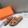 NEW in Box HERMÈS Naturel Calfskin Women's CHYPRE Sandals** CHOOSE YOUR SIZE