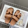 NEW in Box HERMÈS Naturel Calfskin Women's CHYPRE Sandals** CHOOSE YOUR SIZE