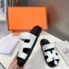 Hermès Women's Hermès Blanc Chypre Sandal White Size