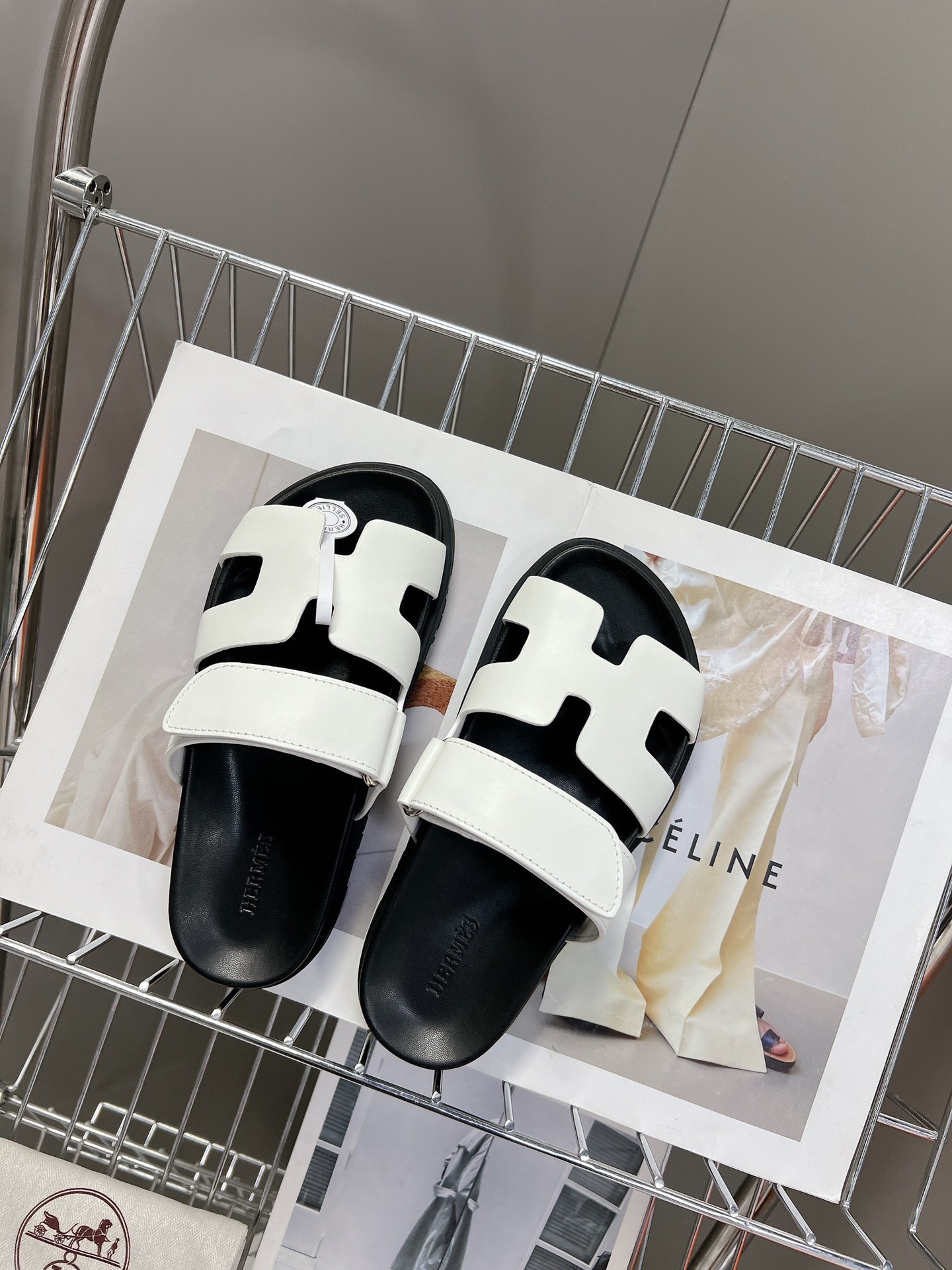 Hermès Women's Hermès Blanc Chypre Sandal White Size