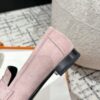 Hermes  Suede Goatskin Paris Loafers  Rose Porcelaine Sold Out