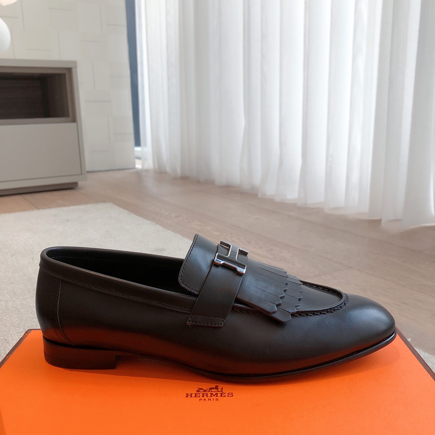 Hermes Women's Royal Loafers Leather