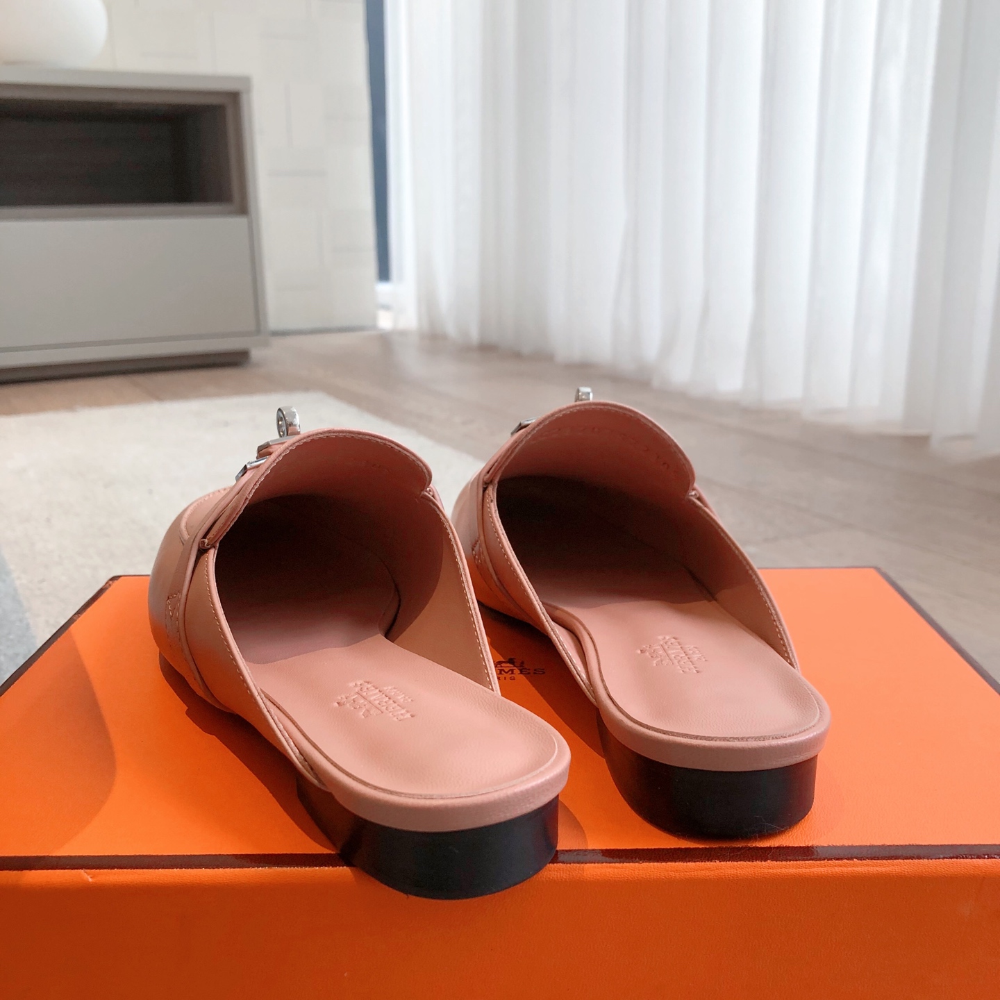 Hermès Hermès Oz Mule Women's Mules pink